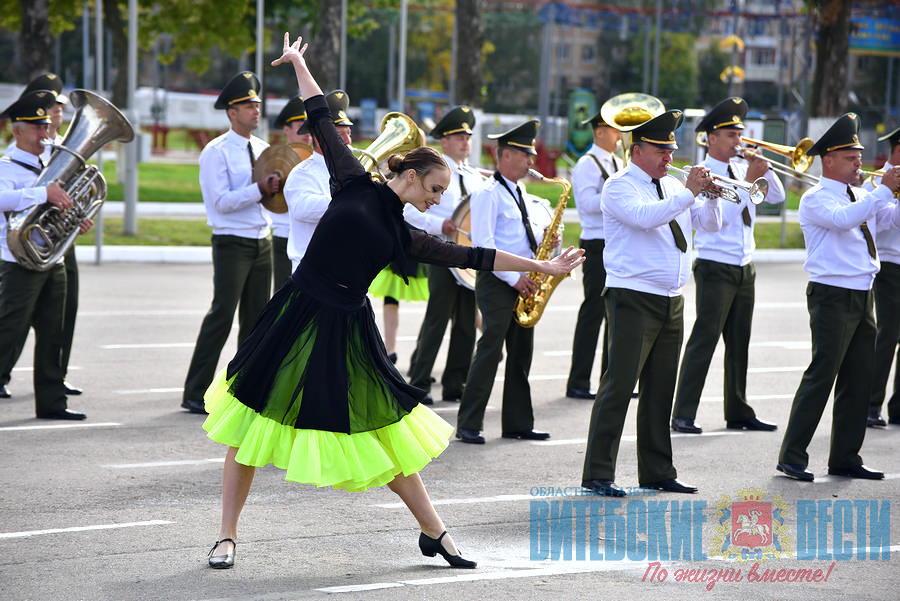 Смотр-конкурс военных оркестров в Витебске