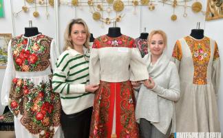 Оршанский колледж текстильщиков представил новую льняную коллекцию «Славянские мотивы»