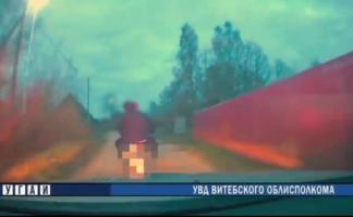 В Россонском районе задержали несовершеннолетнего за рулем мотоцикла