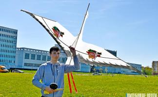 В Витебске прошёл ежегодный областной конкурс воздушных змеев «Майское небо Победы»