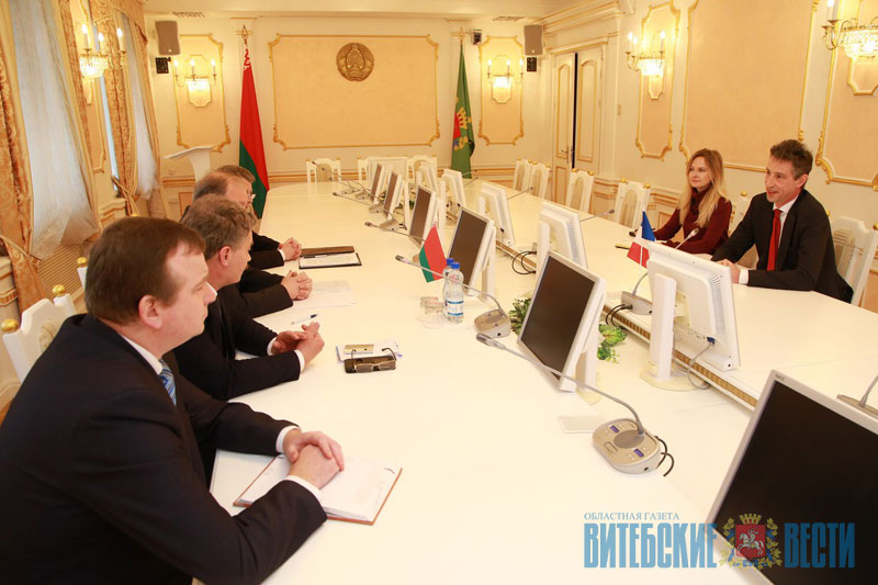 Посол Франции в Беларуси посодействует популяризации витебского региона во французских бизнес-кругах