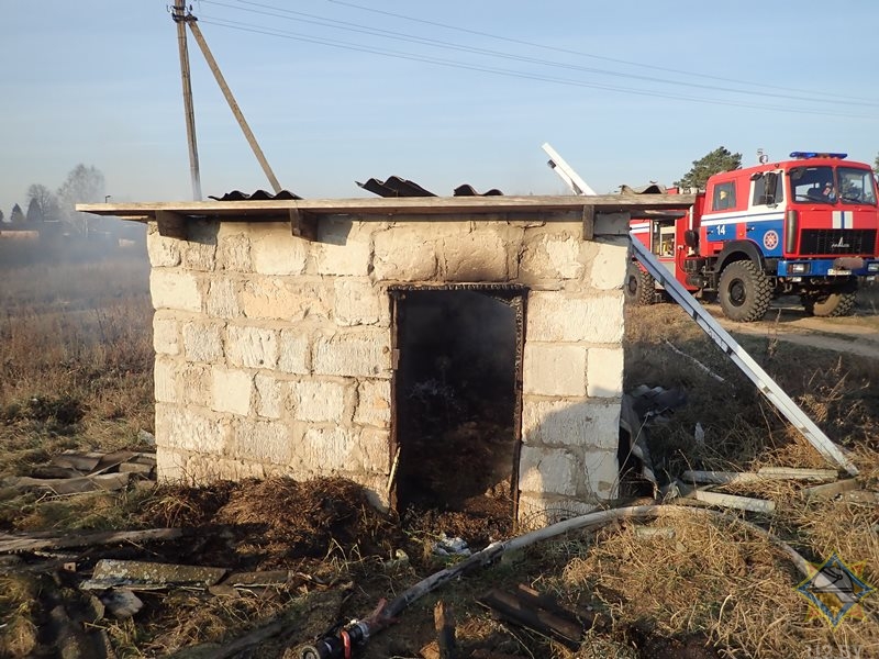 Насосная станция «Витебскоблводоканала» горела в Витебском районе