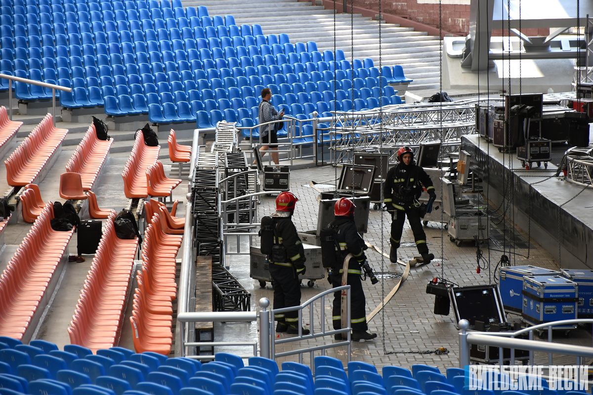 В преддверии «Славянского базара» в Летнем амфитеатре Витебска прошли учения МЧС