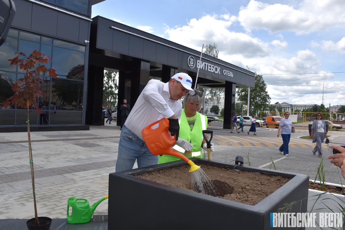 В Витебске прошел городской субботник