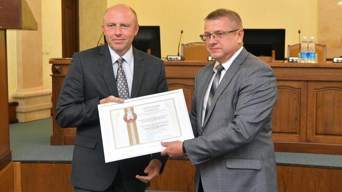 Лучших строителей Витебской области чествовали в облисполкоме