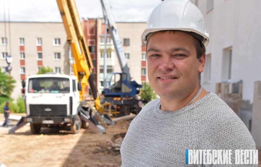 Строитель из Ушачского района о том, как детская игра в кубики переросла в любимое в дело