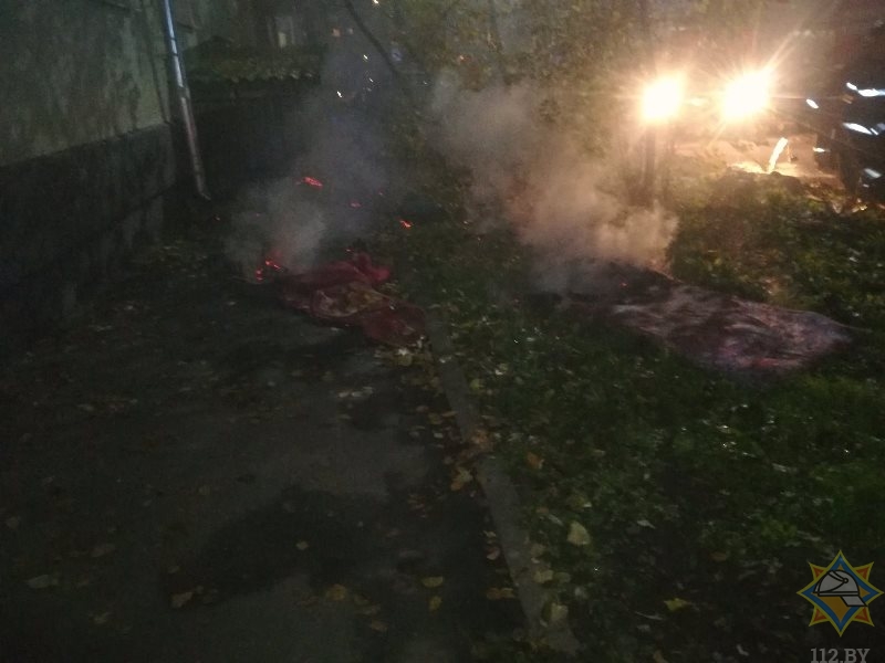 В Витебске из-за непотушенной сигареты едва не сгорела квартира в многоэтажке