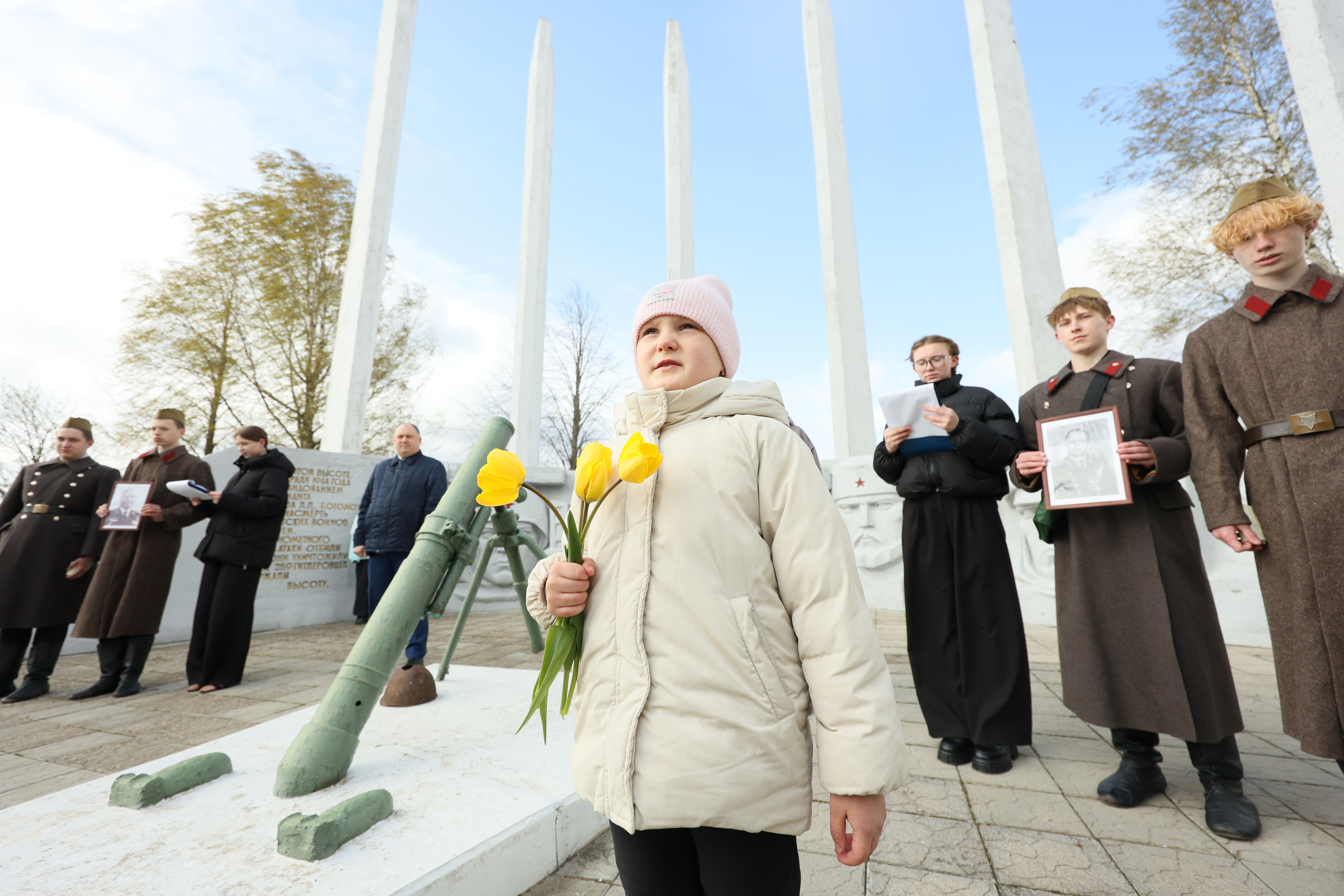 О подвиге героев. В Лиозненском районе накануне Дня Победы прошел урок памяти