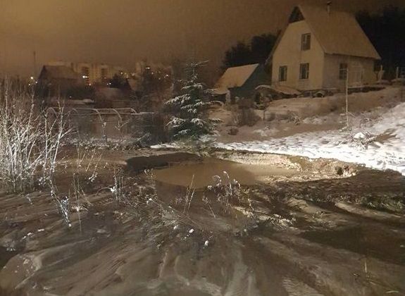 В Витебске прорвало трубопровод: без воды остался Первомайский район
