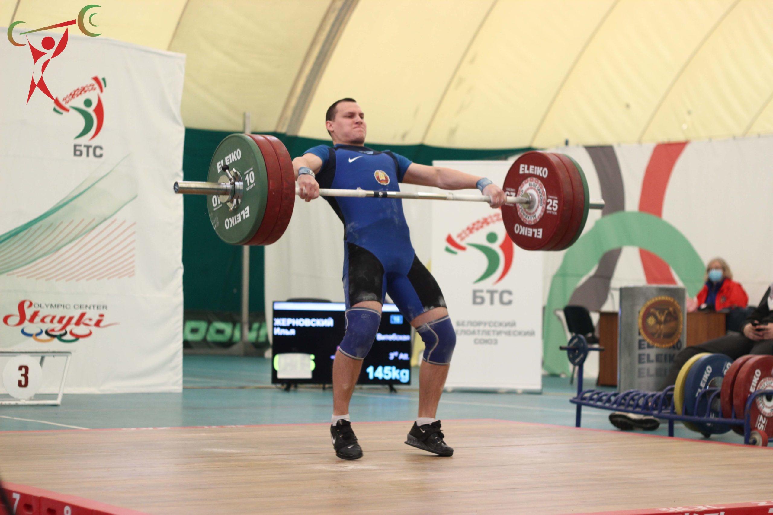 Спортсмен из Витебска выиграл бронзу на открытом чемпионате России по тяжелой атлетике
