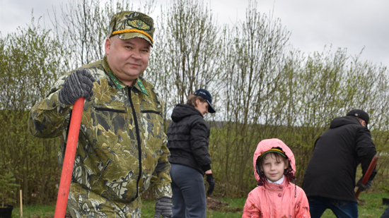 В Россонах заложили парк 