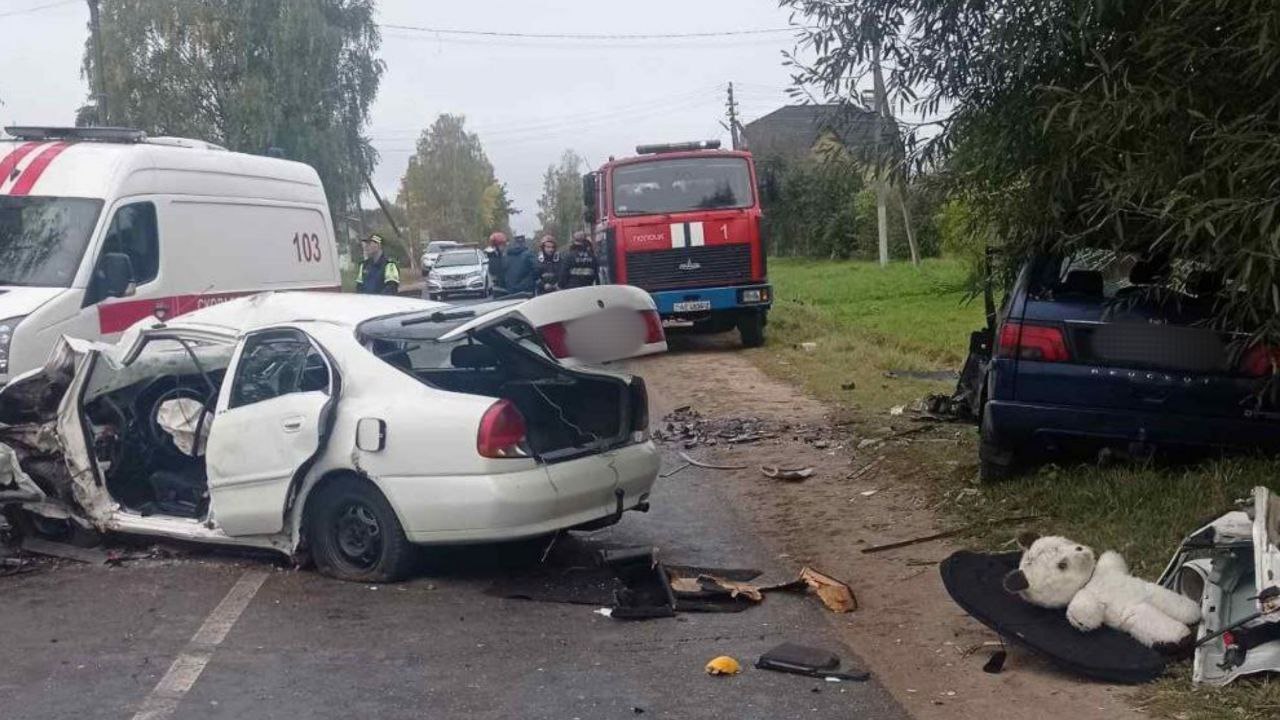 Авария в Полоцке: столкнулись иномарки