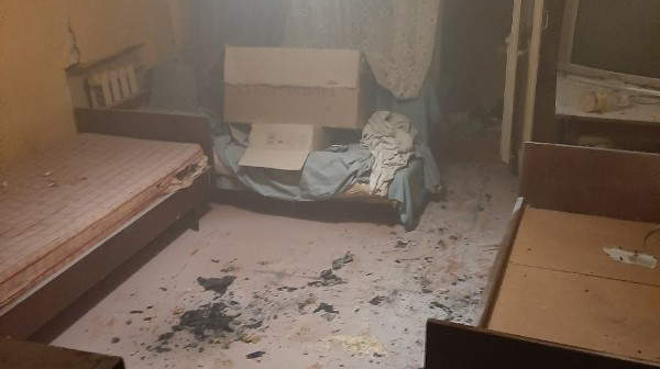 В Витебске на пожаре в многоэтажке едва не погибли двое приятелей