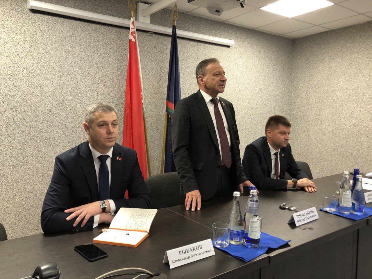 Виктор Николайкин принял участие в едином дне информирования в Первомайском РОВД Витебска