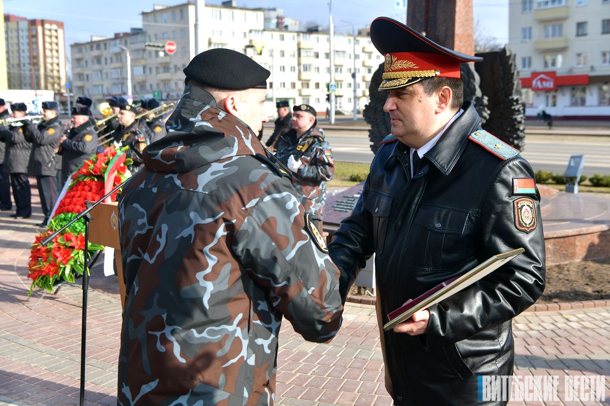 В Витебске отмечают День милиции