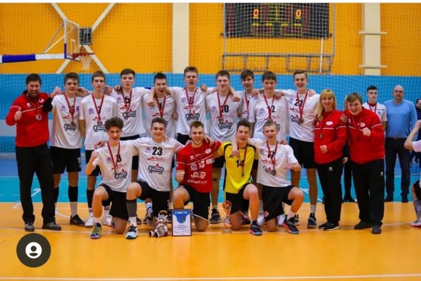 Витебские волейболисты выиграли бронзовые медали чемпионата Беларуси среди дублеров