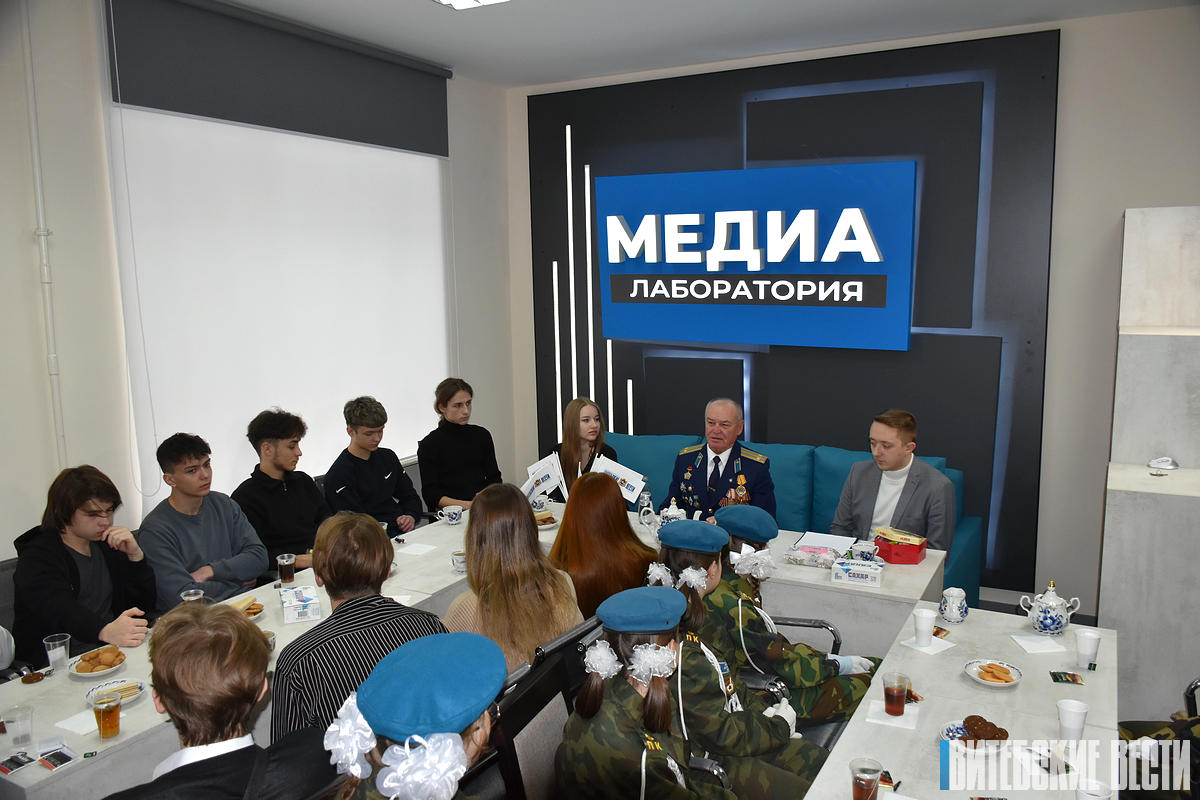 В Медиалаборатории Витебской области прошла встреча Валерьяна Мацкевича с молодёжью