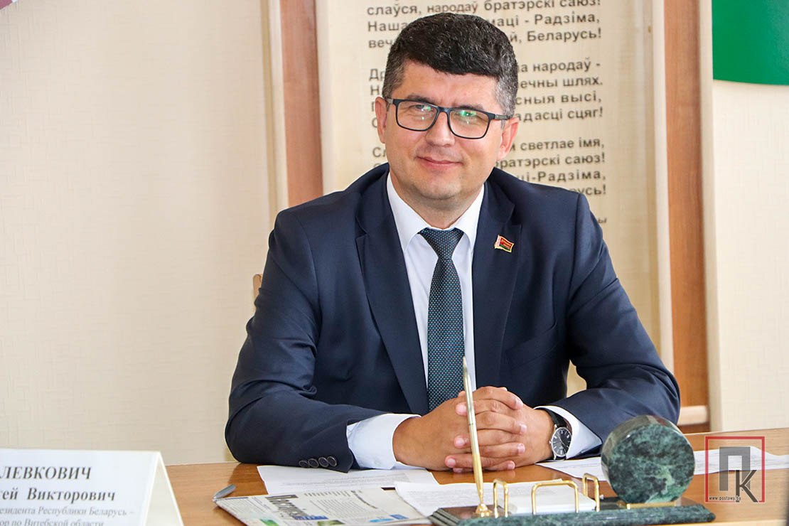 Фотофакт: Сергей Левкович посетил с рабочим визитом Поставы 