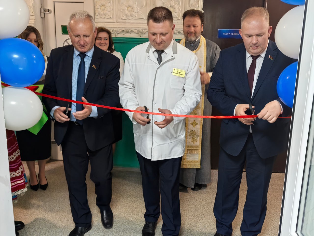 Сегодня в Россонской ЦРБ состоялось открытие отремонтированного отделения сестринского ухода, приуроченное ко Дню Независимости