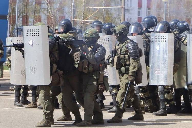 Командно-штабные учения МВД прошли в Витебске 