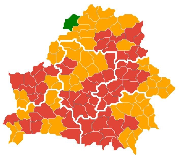 Запрет на посещение лесов введен в 9 районах Витебской области
