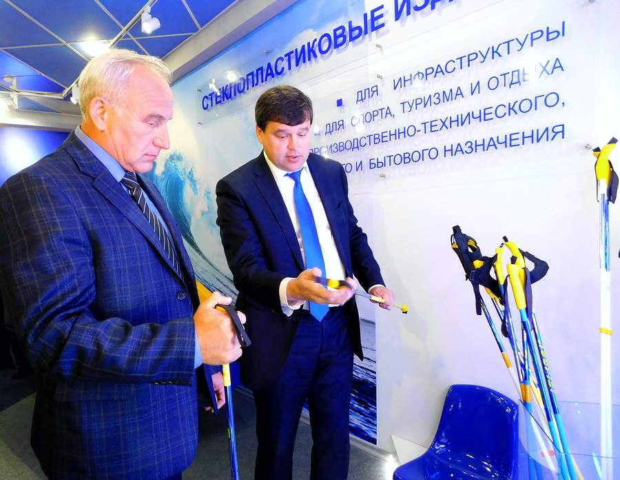 Председатель Витебского облисполкома Николай Шерстнёв посетил ОАО «Полоцк-Стекловолокно»
