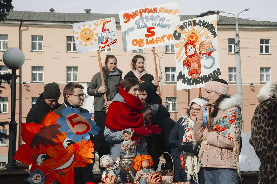 Студенты Витебского государственного медицинского университета отметили Масленицу