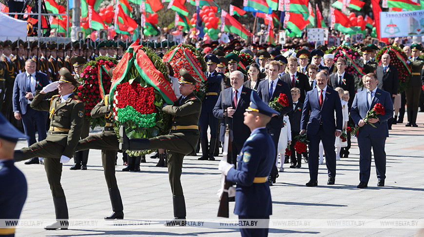 Лукашенко: Победа советского народа в Великой Отечественной войне стала неотъемлемой частью белорусской национальной идеи