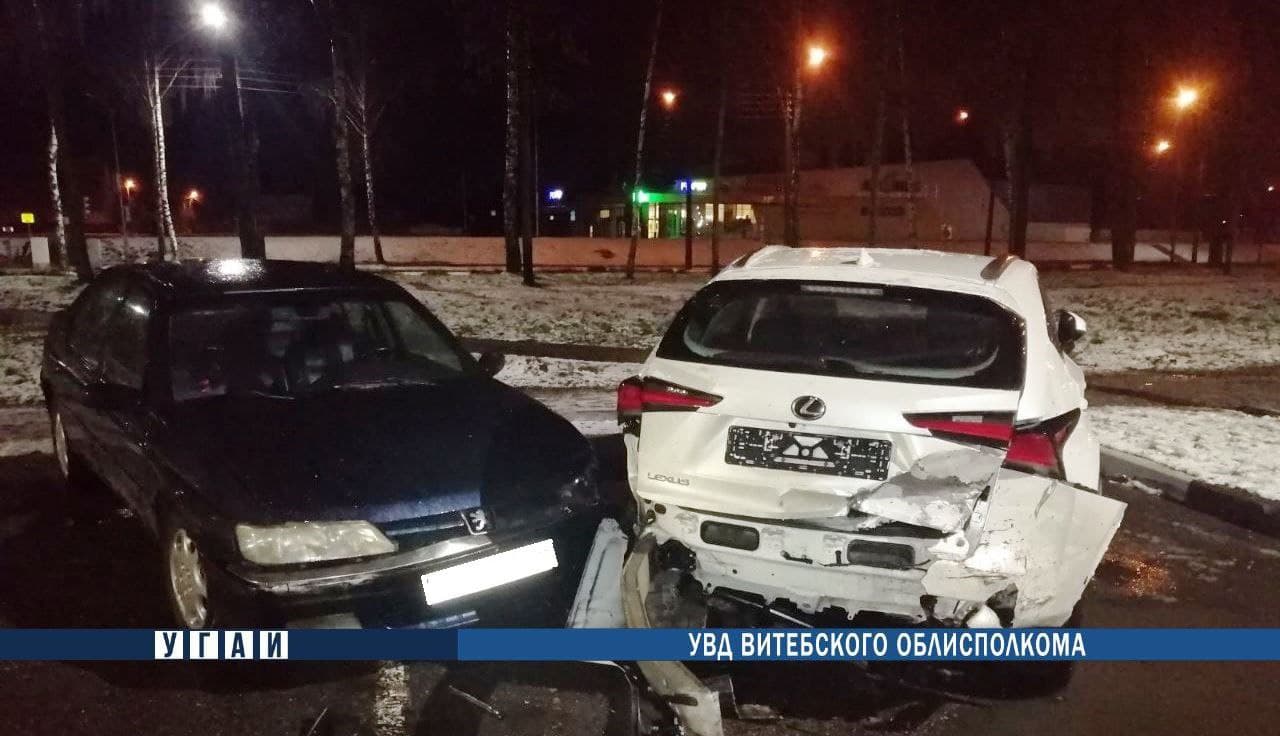 В Новополоцке пьяный водитель повредил 5 автомобилей