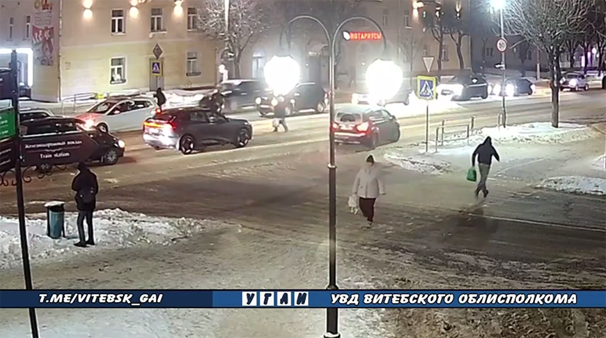 В Орше на пешеходном переходе сбили женщину 