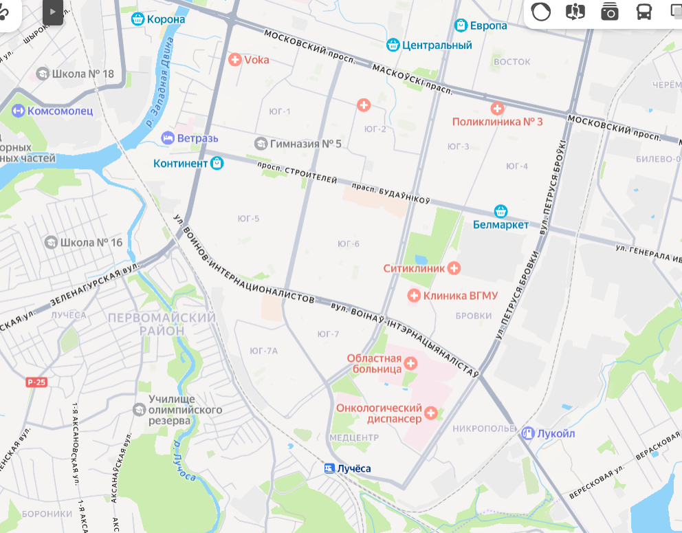 Каковы ближайшие планы по строительству мостов в Витебске?