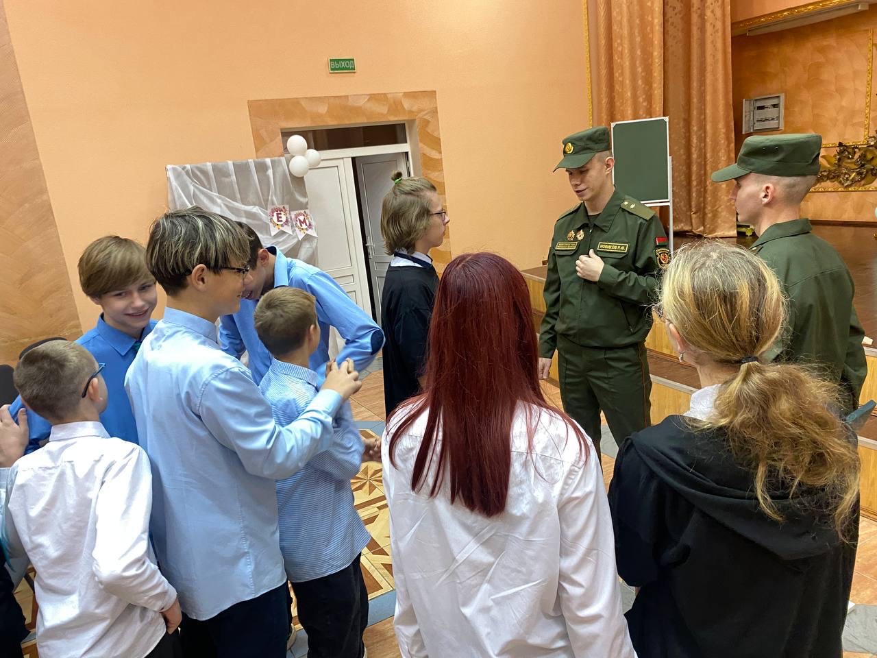 В витебской СШ № 5 им. Г.И. Богомазова прошел урок мужества