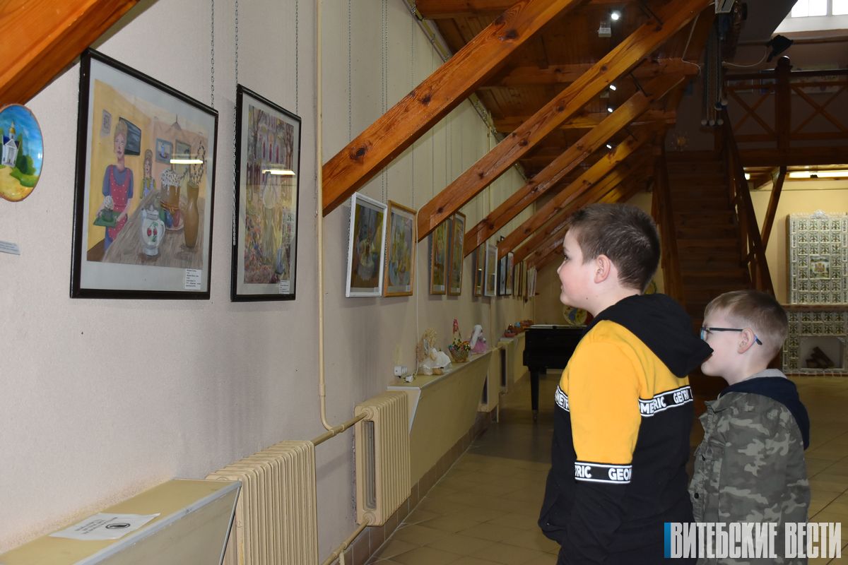 В Витебске начала работу выставка-конкурс детского творчества «Божий мир глазами детей»
