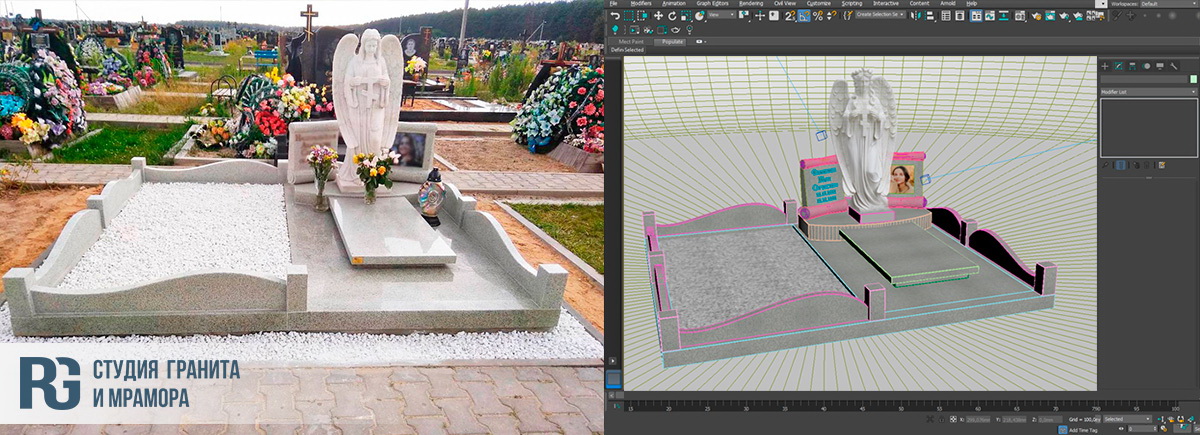 Обязательно ли при заказе памятника создавать 3D-модель? Рассказывает «РитуалГранит»