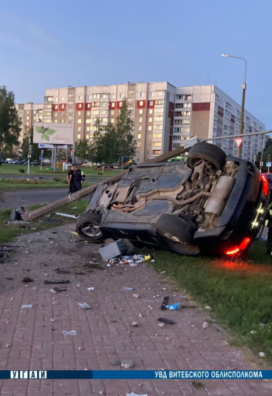 В Полоцке в результате ДТП погиб пассажир