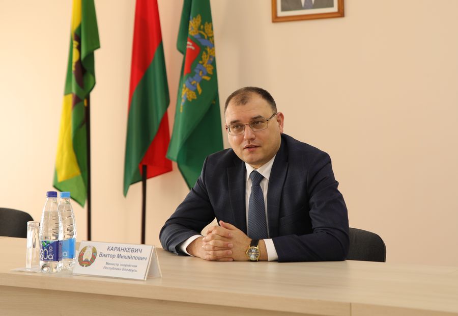 Министр энергетики Беларуси Виктор Каранкевич посетил  ПУ «Витебскторф»