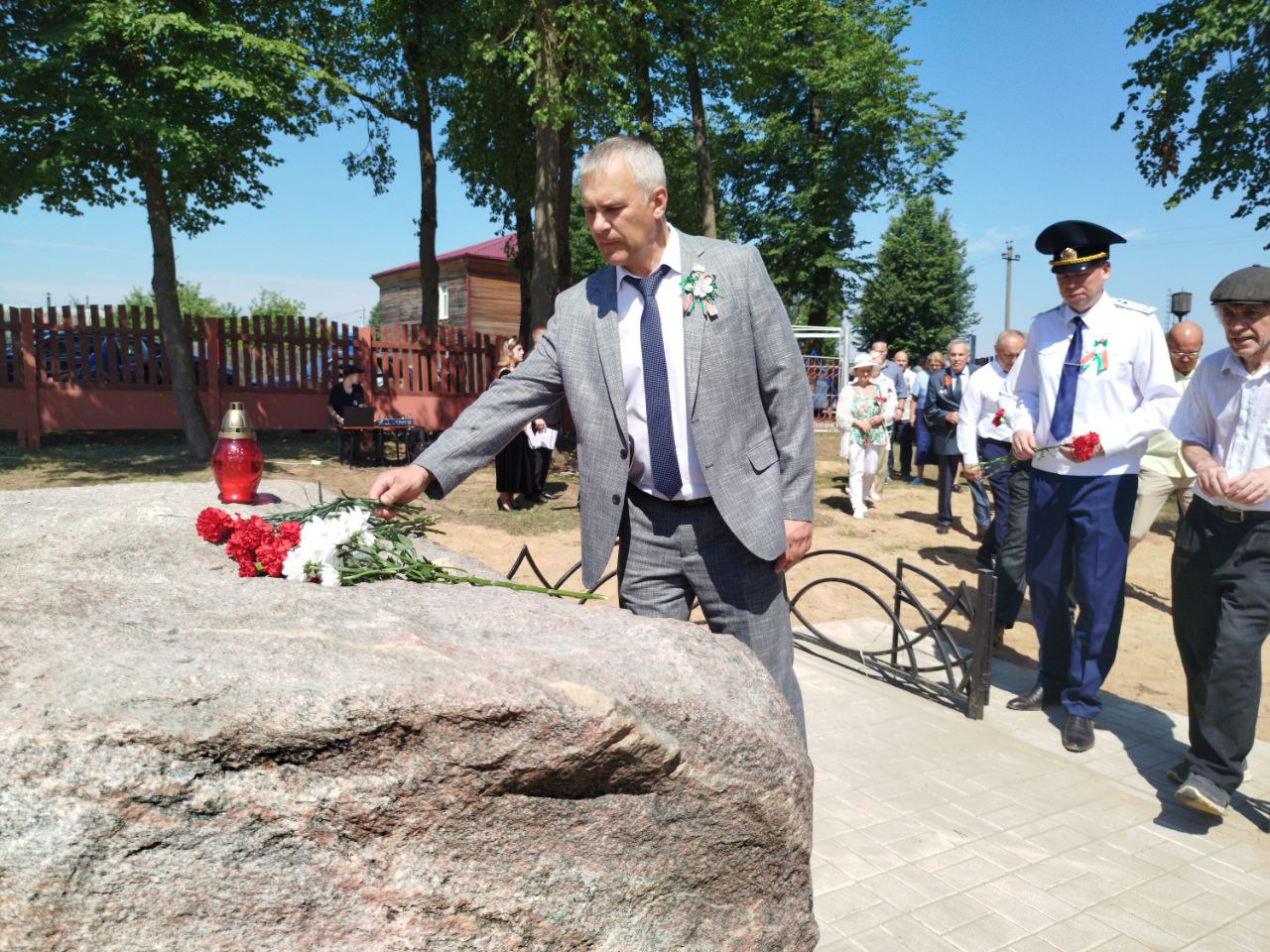 Сенненский район отмечает 80-летие освобождения от немецко-фашистских захватчиков