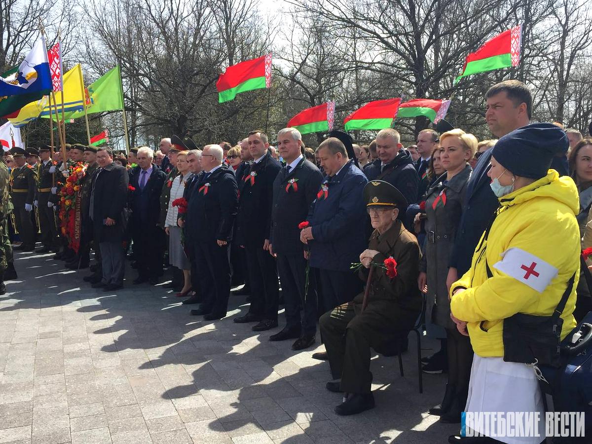 ФОТОФАКТ: В Ушачах прошла VII областная патриотическая акция "Прорыв Победы"