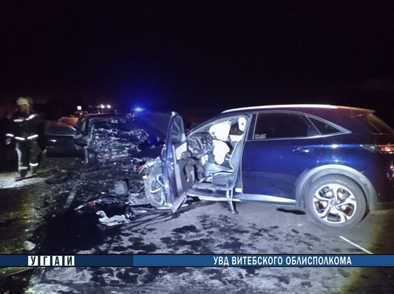 ДТП в Глубокском районе: два человека доставлены в больницу, один погиб