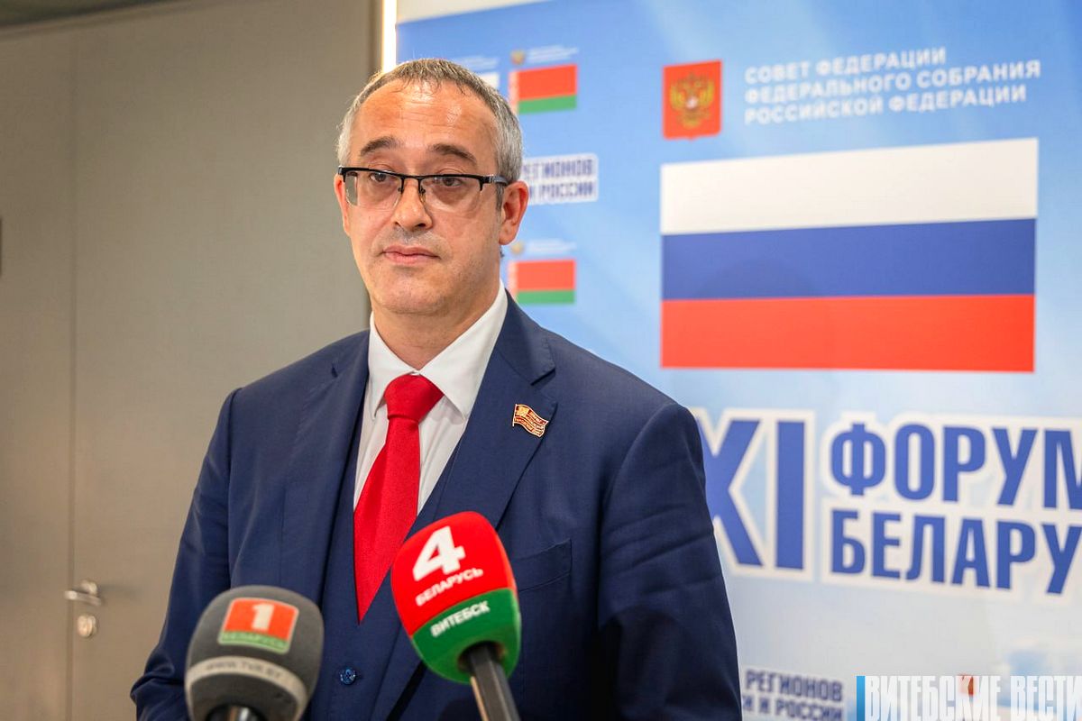Алексей Шапошников: "Хочу поблагодарить за гостеприимство, которое ощущает на витебской земле вся российская делегация"