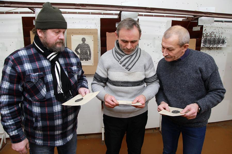 Соревнования по пулевой стрельбе из пневматики среди воинов-афганцев прошли в Витебске