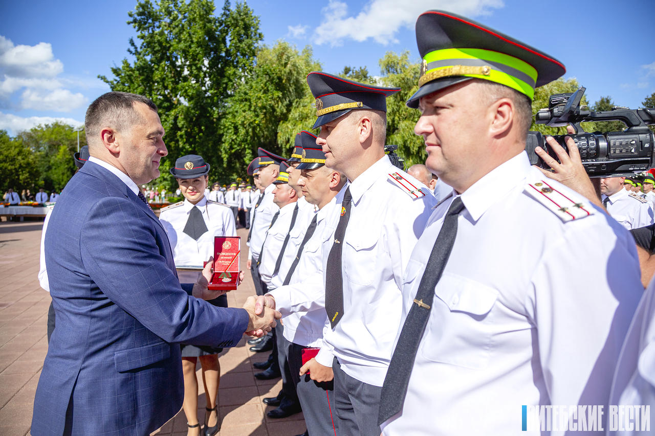 В Витебске торжественно отметили 106-ю годовщину со дня образования губернской милиции