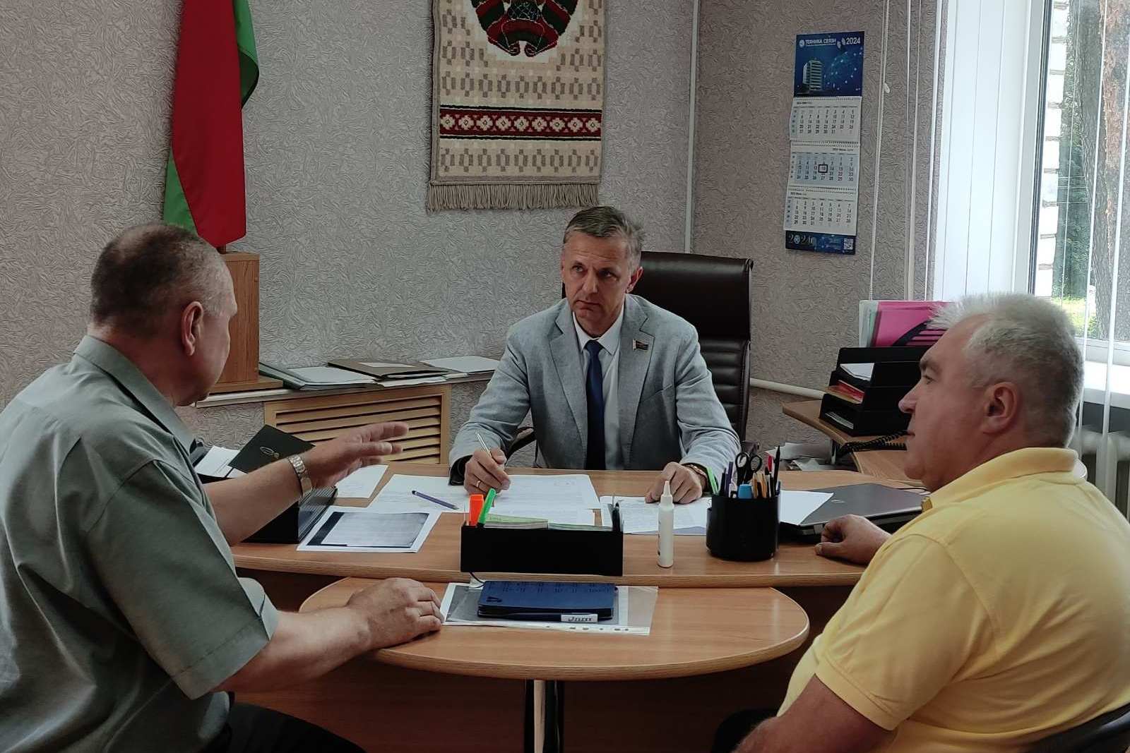 Депутат Палаты представителей Национального собрания Республики Беларусь Глеб Гуленков с рабочим визитом посетил Оршанский район