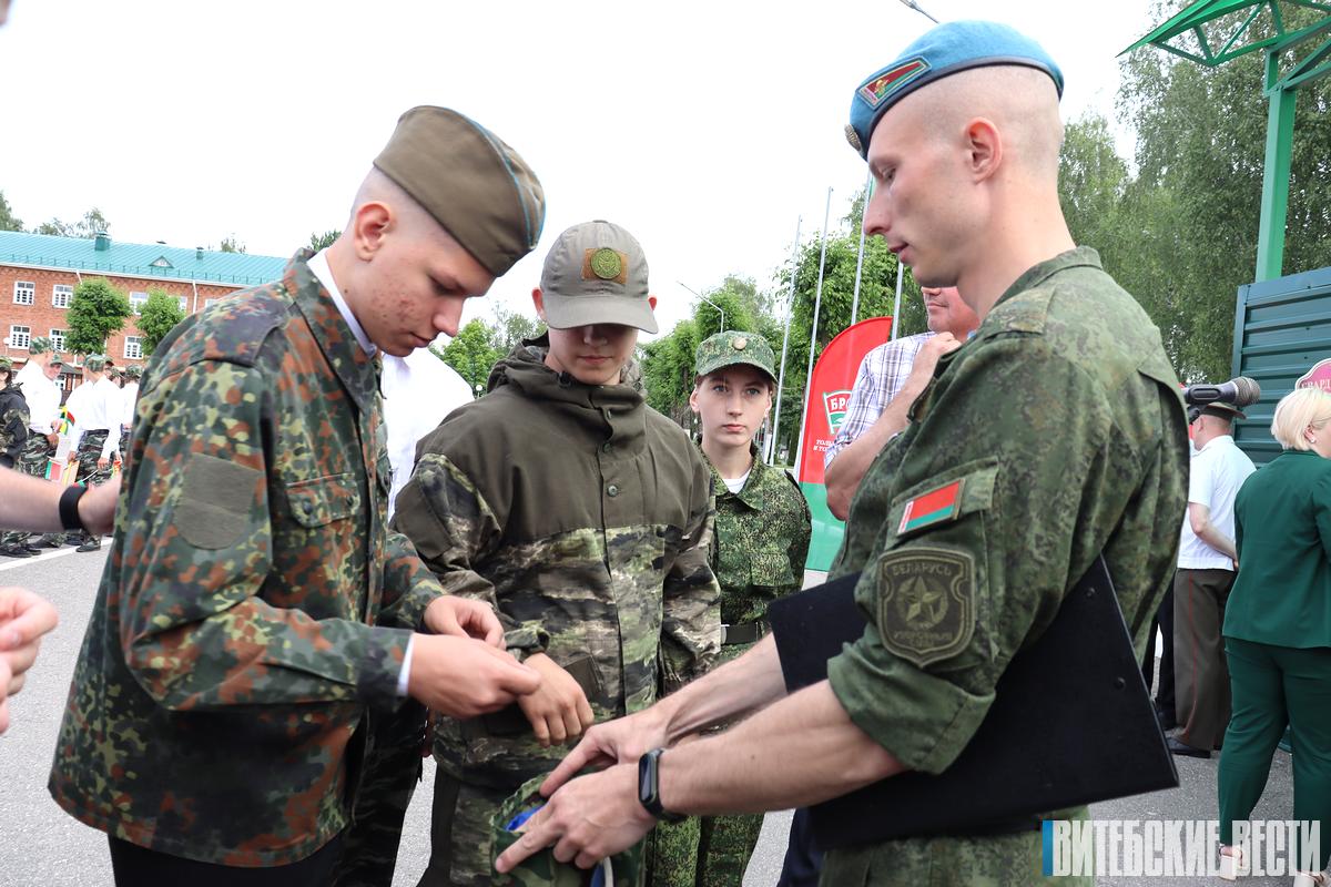 В Витебске проходит областной этап республиканской военно-патриотической игры «Орленок»