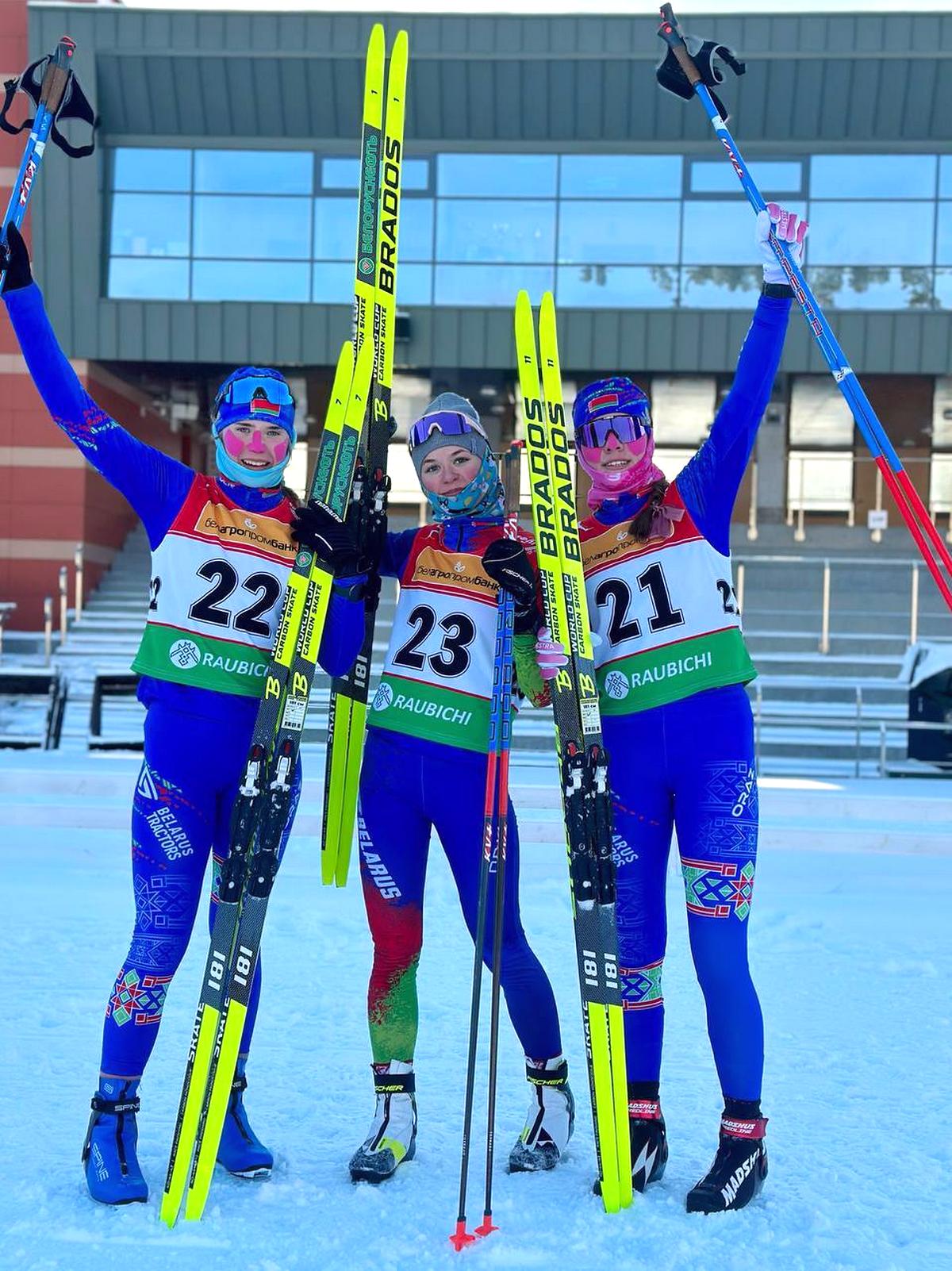 Спортсмены из Городокского района завоевали две медали на открытом чемпионате и первенстве Республики Беларусь по лыжным гонкам