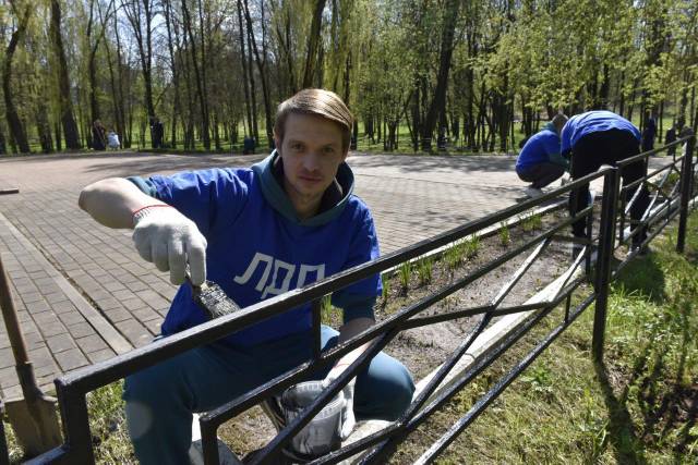 Ко Дню Победы в Витебске благоустроили мемориал в парке имени 40-летия ВЛКСМ