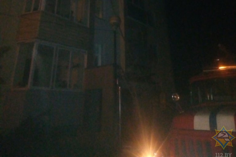 В Витебске горела квартира в многоэтажке, понадобилась эвакуация соседей