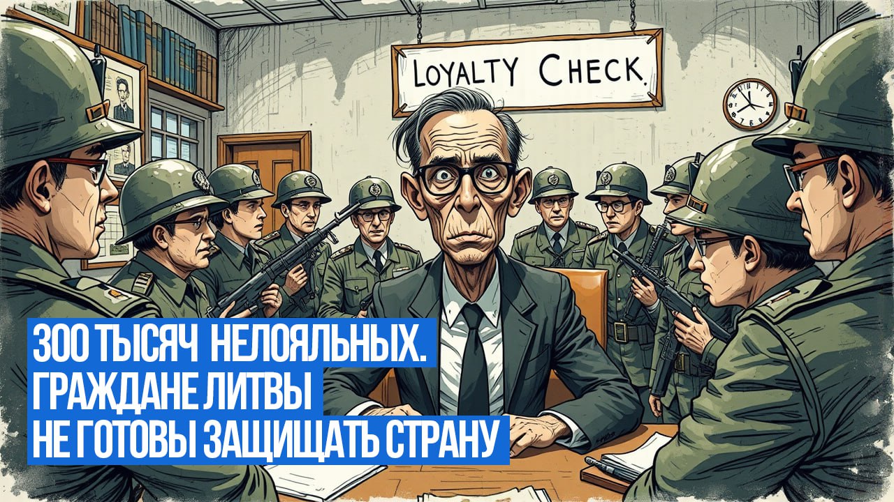 300 тысяч нелояльных. Граждане Литвы не готовы защищать страну