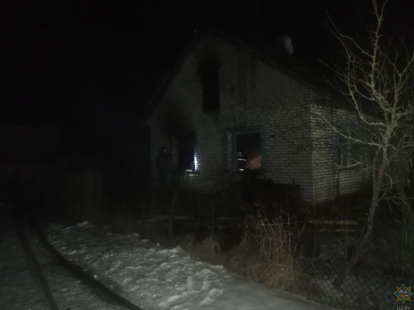 В Браславском районе на пожаре из-за непотушенной сигареты погиб мужчина