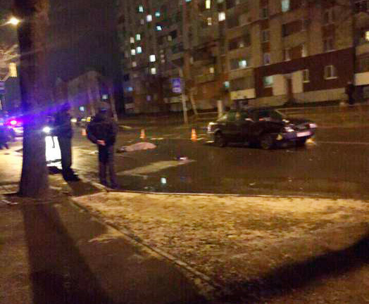 В Витебске легковушка насмерть сбила женщину-пешехода